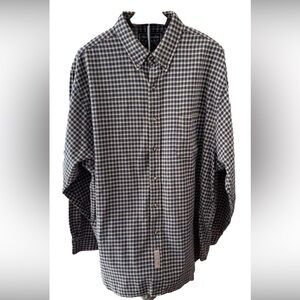 Abercrombie&Fitch men’s cotton flannel casual button down shirt size XL‎ plaid